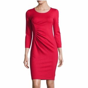 EUC Armani Collezioni Ruched Sheath Dress
3/4 Sleeve
Milano Jersey Mini Dress